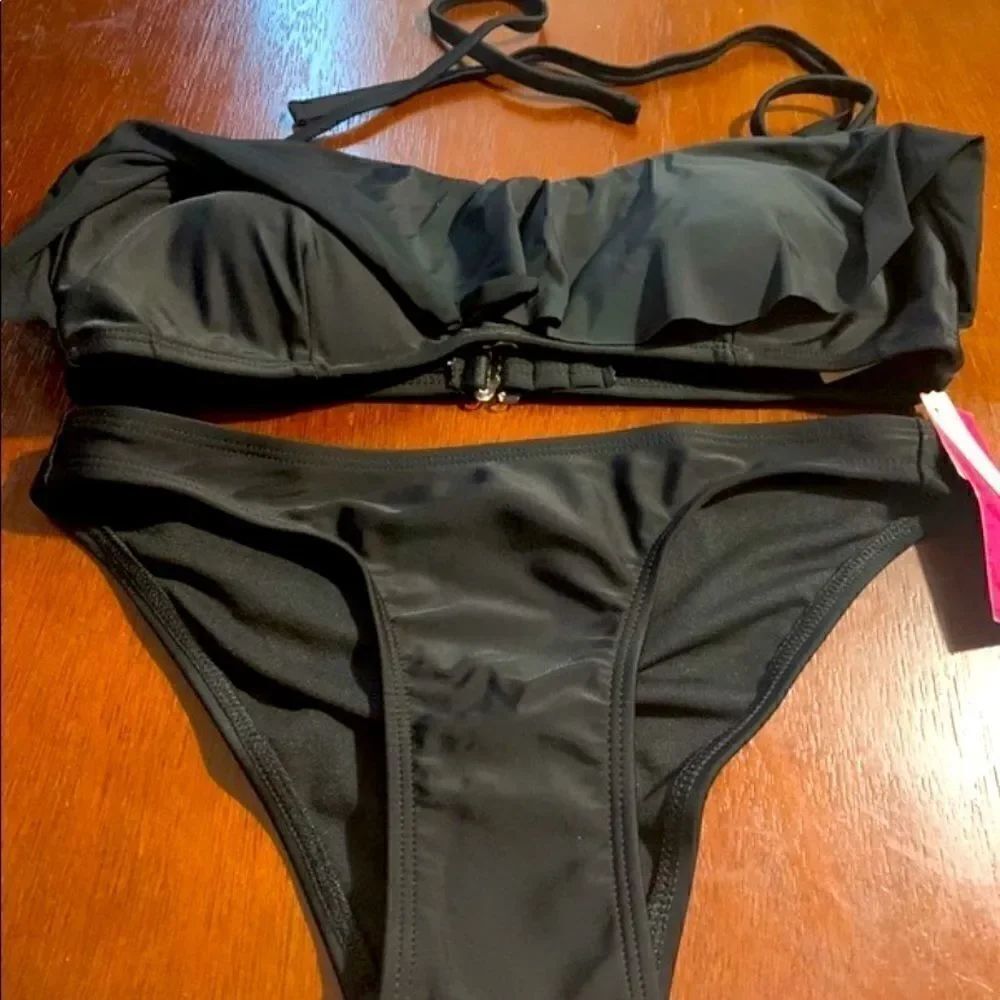 NWT black bikini